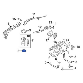 Lincoln OE - Fuel Pump Tank Seal