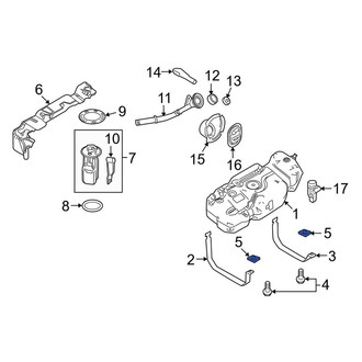 Lincoln OE - Fuel Tank Strap Nut