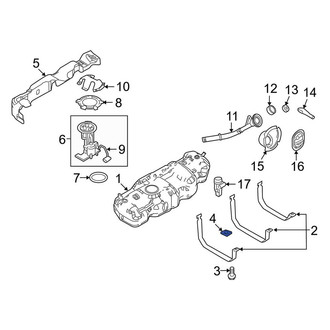 Lincoln OE - Fuel Tank Strap Nut
