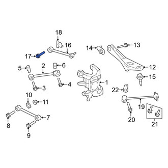 Lincoln OE - Rear Lower Suspension Control Arm Bolt