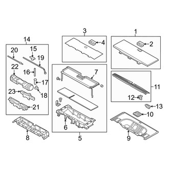 Lincoln OE - Rear Body & Floor - Interior Trim (L)