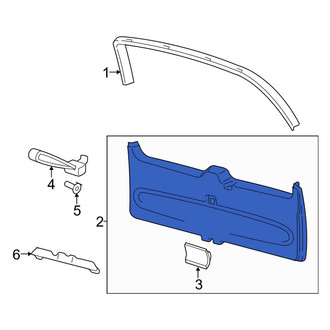 Lincoln OE - Rear Lower Liftgate Trim