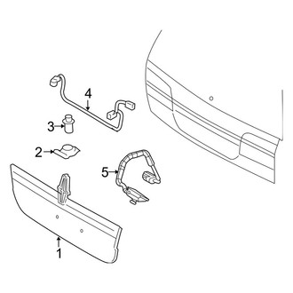 Lincoln OE - Rear Lamps - License Lamps