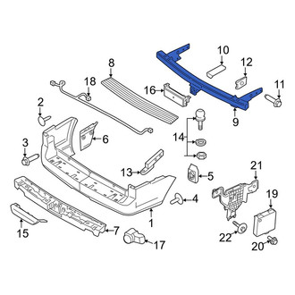 Lincoln OE - Rear Bumper Cover Reinforcement Beam