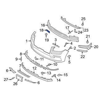 Lincoln OE - Front Right Grille Molding