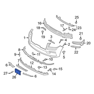 Lincoln OE - Front License Plate Bracket