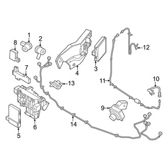 Lincoln OE - Front Bumper & Grille - Electrical Components
