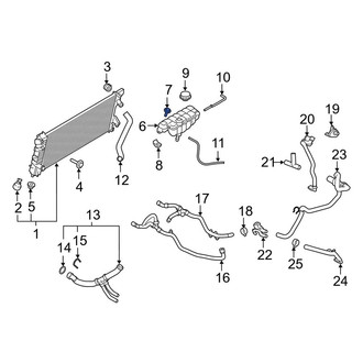 Lincoln OE - Washer Fluid Reservoir Filler Pipe Screw