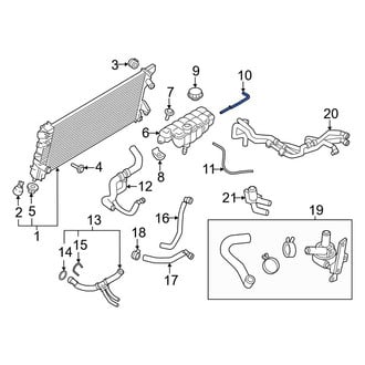 Lincoln OE - Engine Coolant Overflow Hose