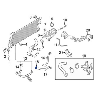 Lincoln OE - HVAC Heater Hose Clamp