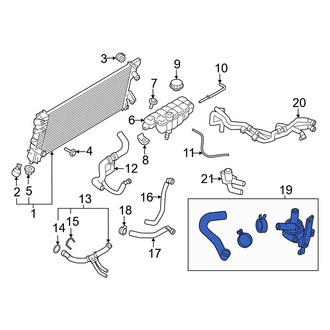 Lincoln OE - Engine Auxiliary Water Pump