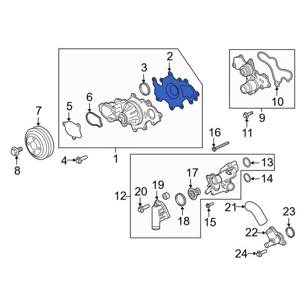 Engine Water Pump Gasket