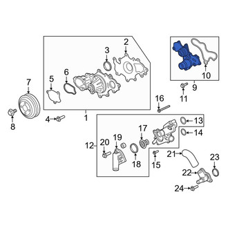 Lincoln OE - Engine Auxiliary Water Pump