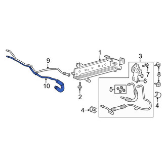Lincoln OE - Automatic Transmission Oil Cooler Hose Assembly
