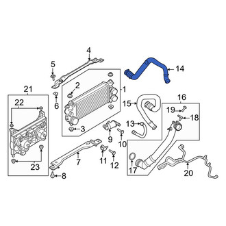 Lincoln OE - Upper Intercooler Pipe