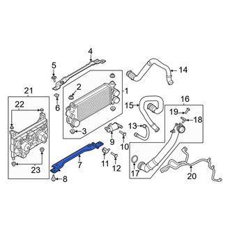 Lincoln OE - Lower Intercooler Bracket