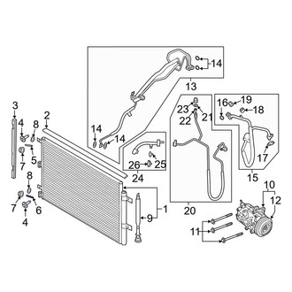 Lincoln OE - A/C Condenser Stud