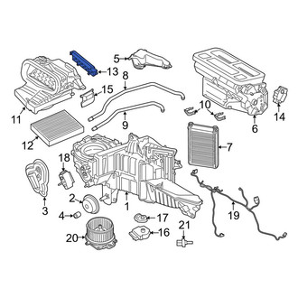 Lincoln OE - Cabin Air Filter Cover