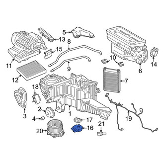 Lincoln OE - HVAC Blend Door Actuator
