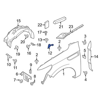Lincoln OE - Rear Left Fender Bracket