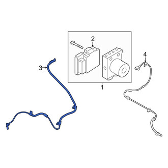 Lincoln OE - Front ABS Wheel Speed Sensor