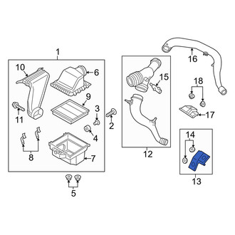 Lincoln OE - Engine Air Intake Hose Bracket
