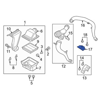 Lincoln OE - Engine Air Intake Hose Bracket