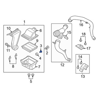 Lincoln OE - Air Filter Housing Sleeve