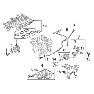 Lincoln OE - Radiator Support Splash Shield Screw