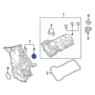 Lincoln OE - Engine Timing Cover Gasket
