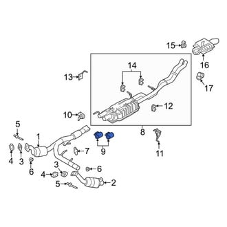 Lincoln OE - Exhaust Muffler Clamp