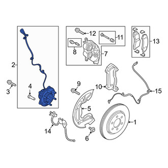 Lincoln OE - Front Wheel Bearing and Hub Assembly