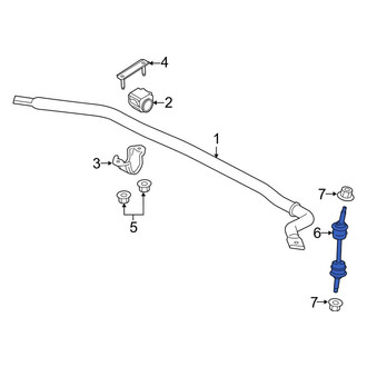 Lincoln OE - Front Suspension Stabilizer Bar Link