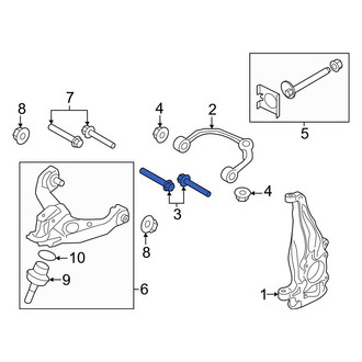 Lincoln OE - Upper Suspension Control Arm Bolt