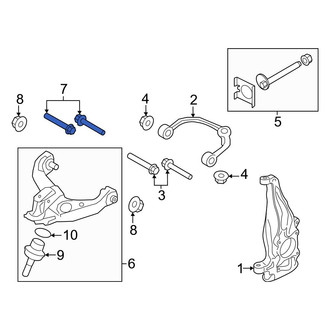 Lincoln OE - Lower Suspension Control Arm Bolt