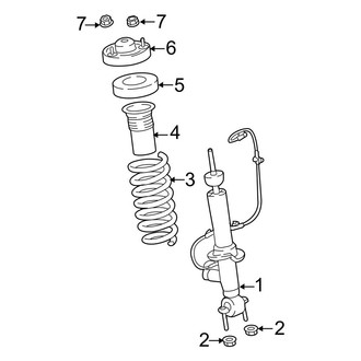 Lincoln OE - Front Suspension - Struts & Components (4WD)