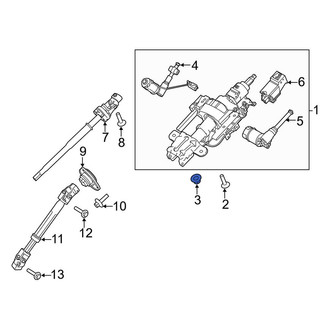 Lincoln OE - Steering Column Nut