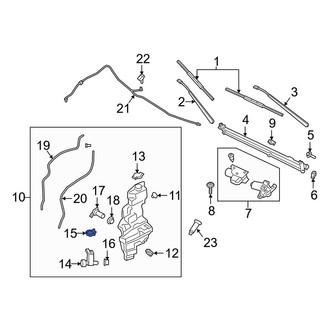 Lincoln OE - Windshield Washer Pump Seal