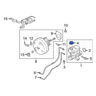 Lincoln OE - Brake Master Cylinder Reservoir Cap
