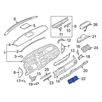 Lincoln OE - Instrument Panel Cover