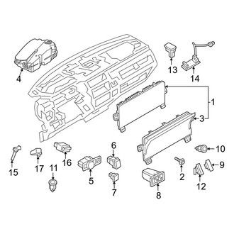 Lincoln OE - Instrument Panel - Cluster & Switches