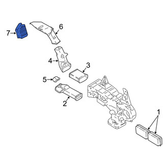 Lincoln OE - Rear Upper Dashboard Air Vent