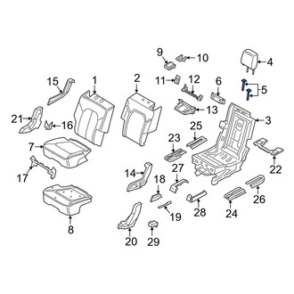 Lincoln OE - Center Headrest Guide