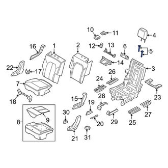 Lincoln OE - Center Headrest Guide