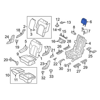 Lincoln OE - Center Headrest