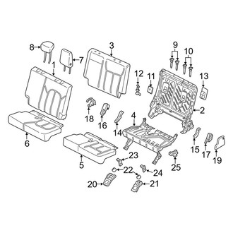 Lincoln OE - Seats & Tracks - Third Row Seats (60% Side)