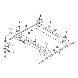 Lincoln OE - Left Roof Molding Bracket