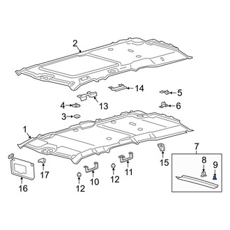 Lincoln OE - Roof Opening Trim Clip