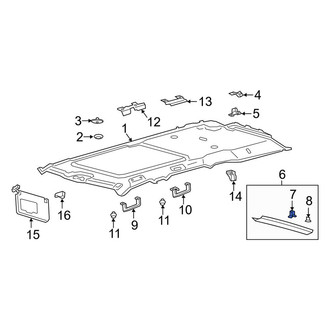 Lincoln OE - Roof Opening Trim Clip