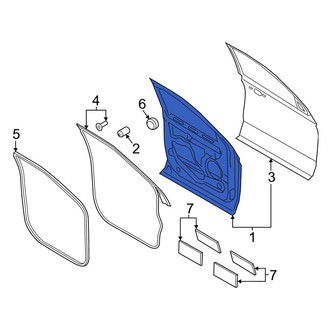 Lincoln OE - Front Right Door Shell